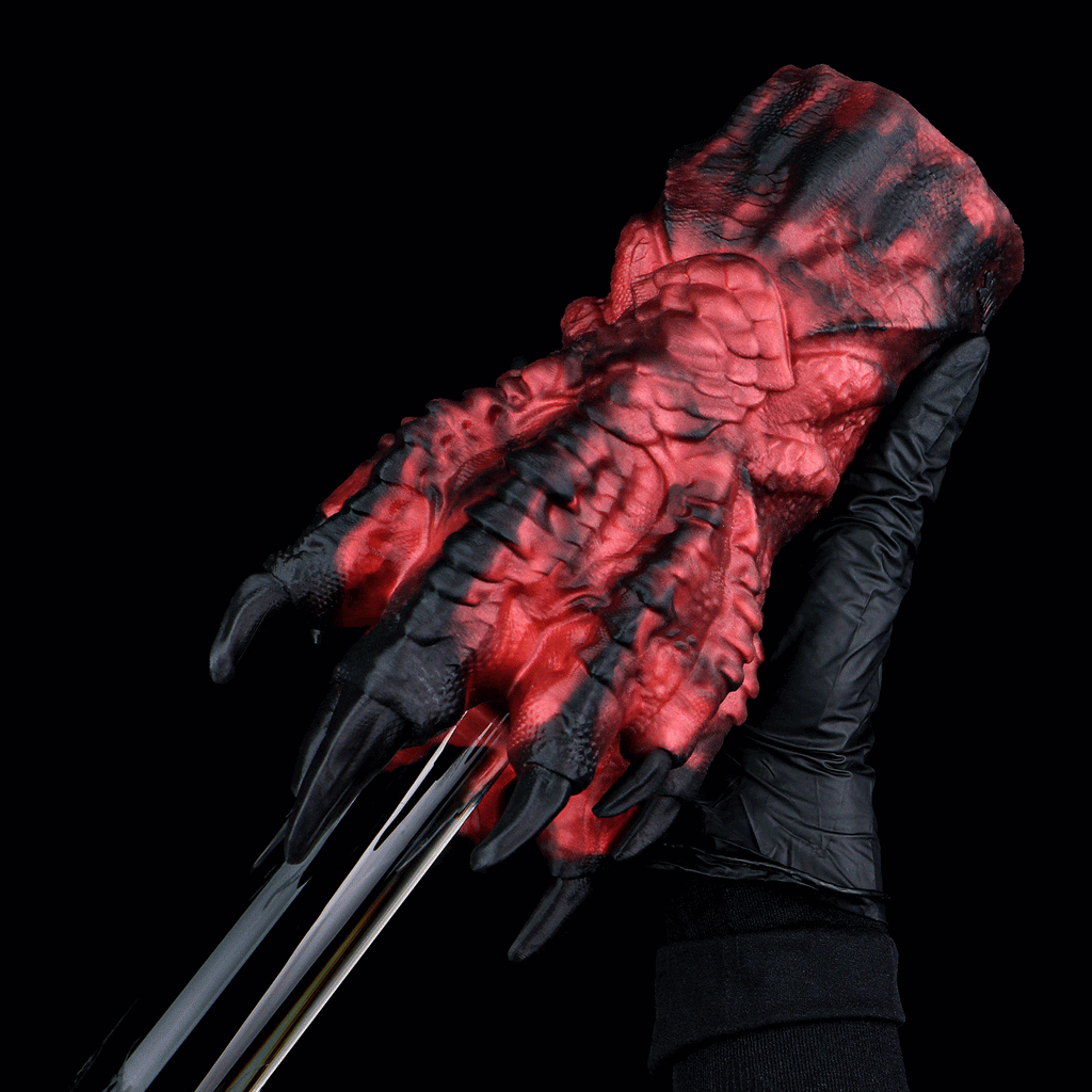 Alien Fetish Dragon Claw Pocket Pussy - Hidden Design Silicone Male Sex Toy for Intense Orgasm Massage