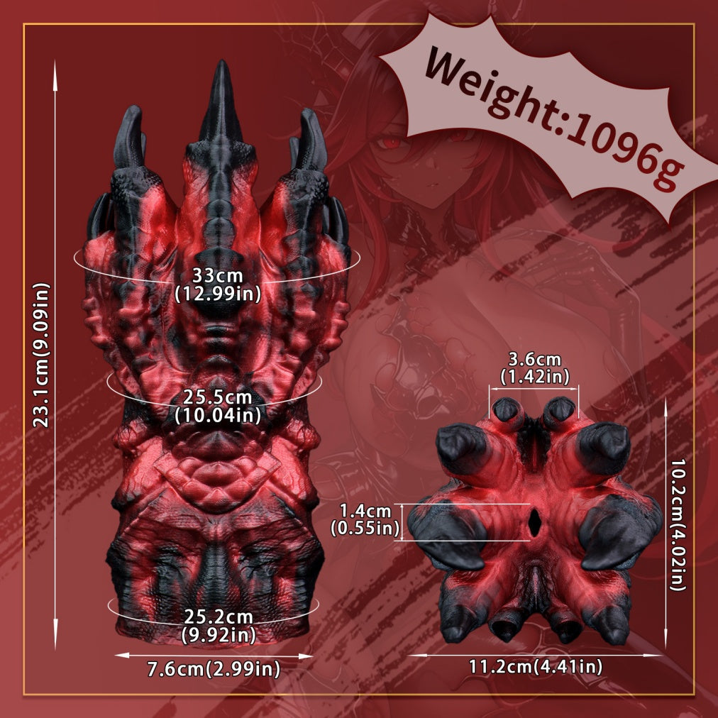 Alien Fetish Dragon Claw Pocket Pussy - Hidden Design Silicone Male Sex Toy for Intense Orgasm Massage