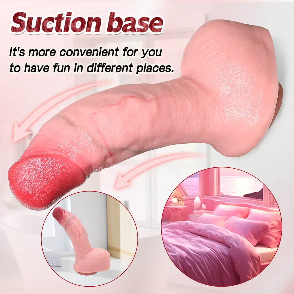 10 Inch Big Ultra Realistic Dual Density Dildo - Tarisss Sex Toy Store