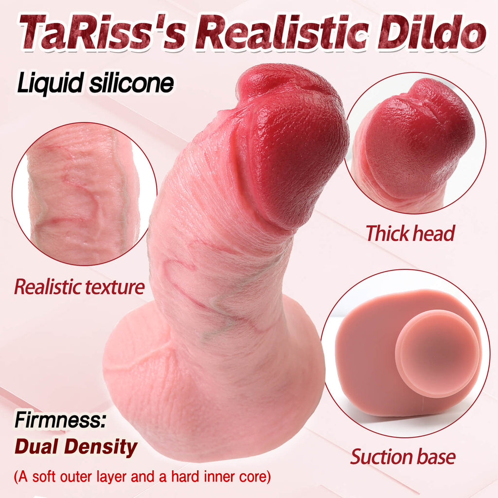 10 Inch Big Ultra Realistic Dual Density Dildo - Tarisss Sex Toy Store