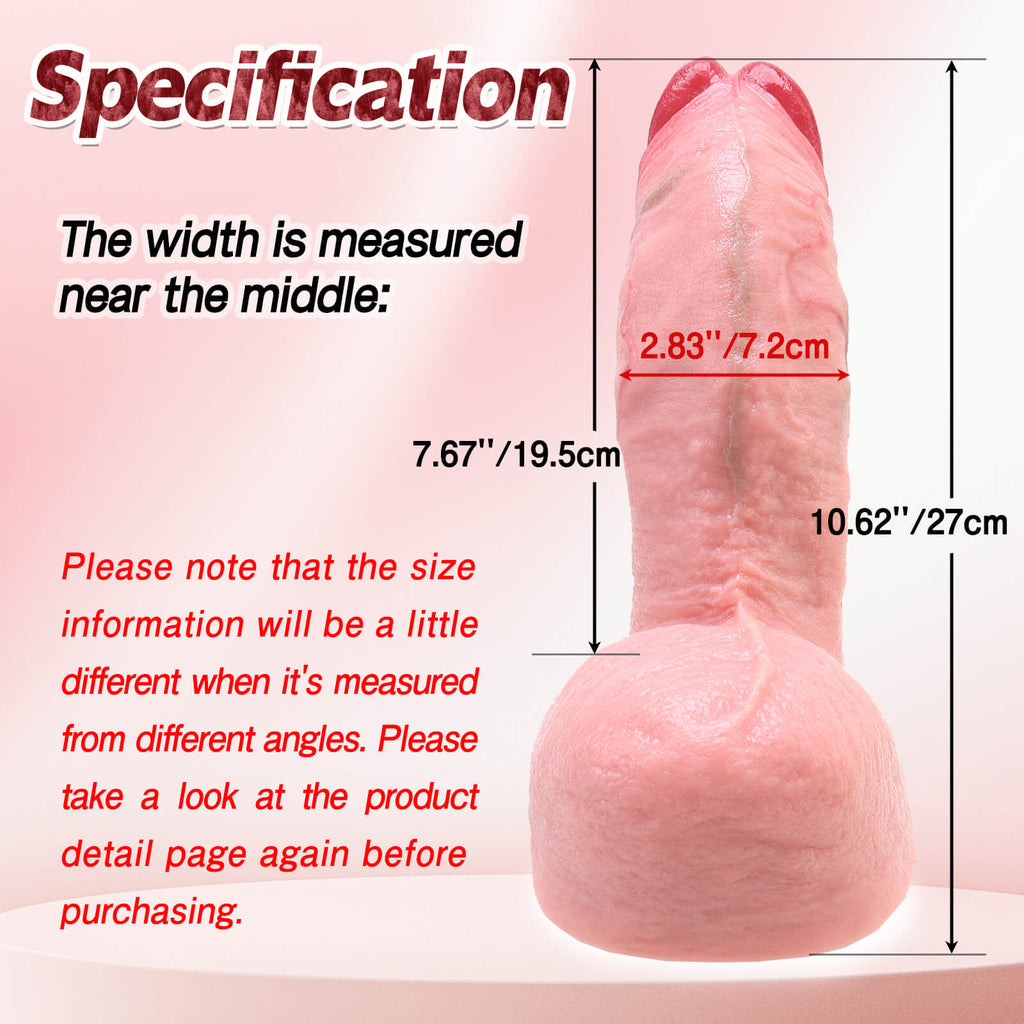 10 Inch Big Ultra Realistic Dual Density Dildo - Tarisss Sex Toy Store