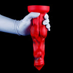 10 Inch Fantasy Animal Silicone Dog Knot Dildo - Tarisss Sex Toy Store