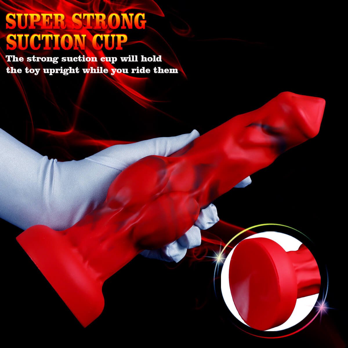 10 Inch Fantasy Animal Silicone Dog Knot Dildo - Tarisss Sex Toy Store