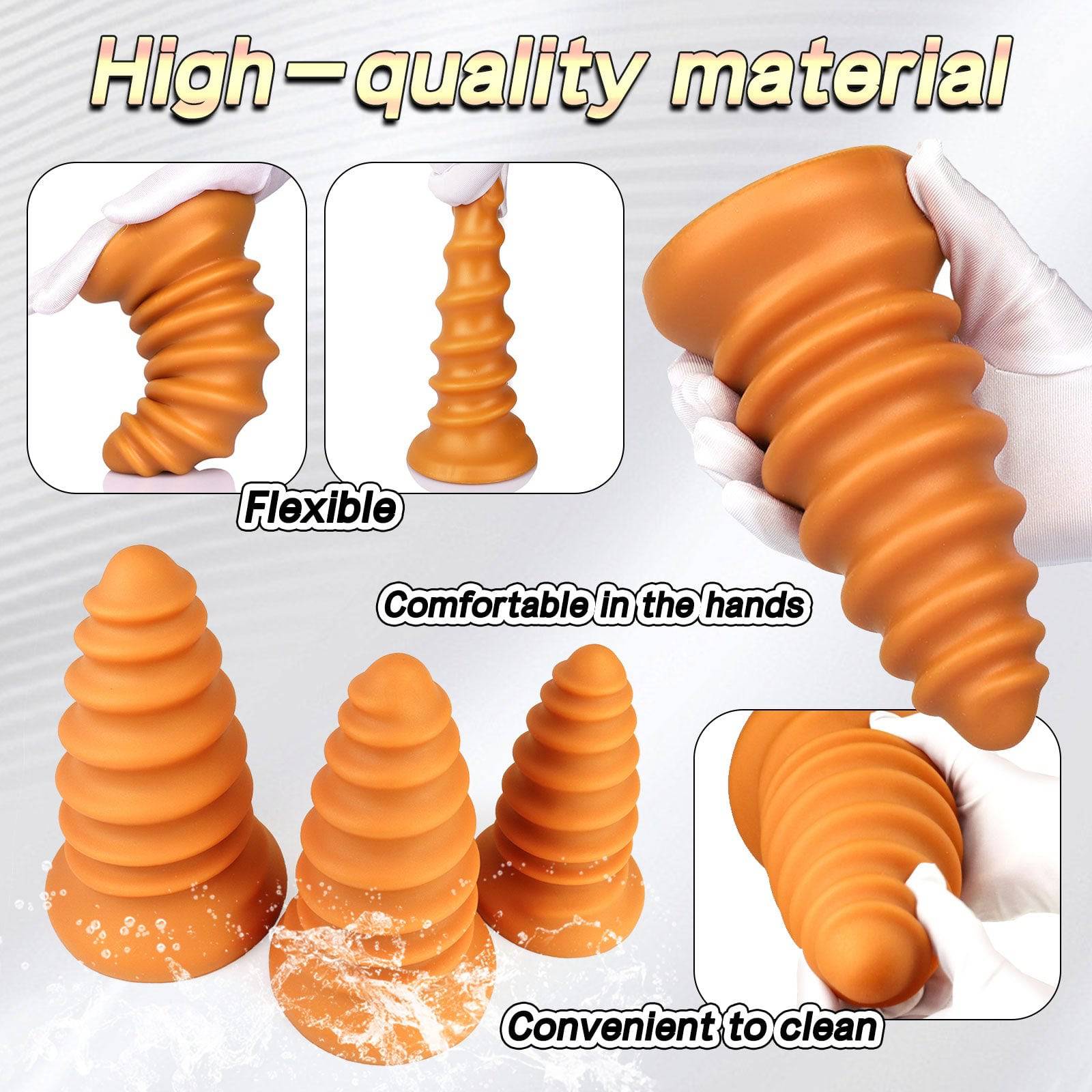 10 Inch Huge Threaded Butt Plug Dildo - Tarisss Sex Toy Store