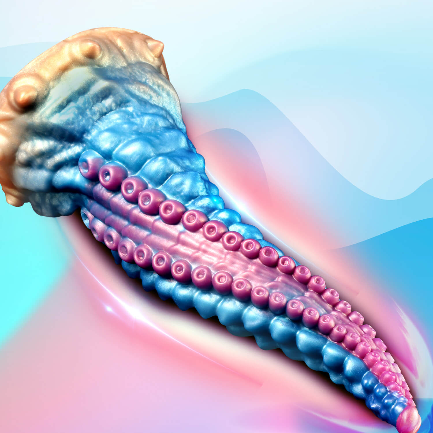 10 Inch Spiral Texture Fantasy Tentacle Dildo - Tarisss Sex Toy Store