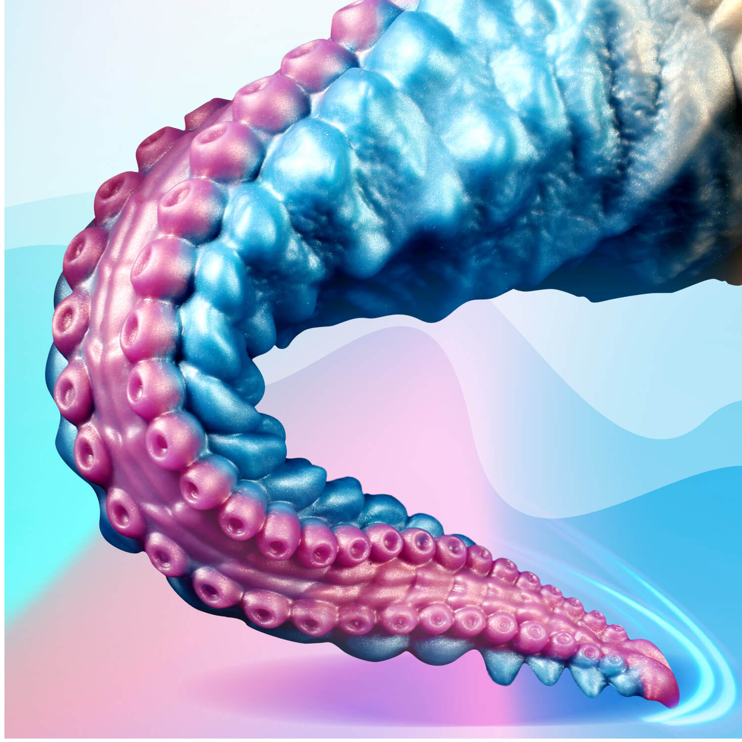 10 Inch Spiral Texture Fantasy Tentacle Dildo - Tarisss Sex Toy Store