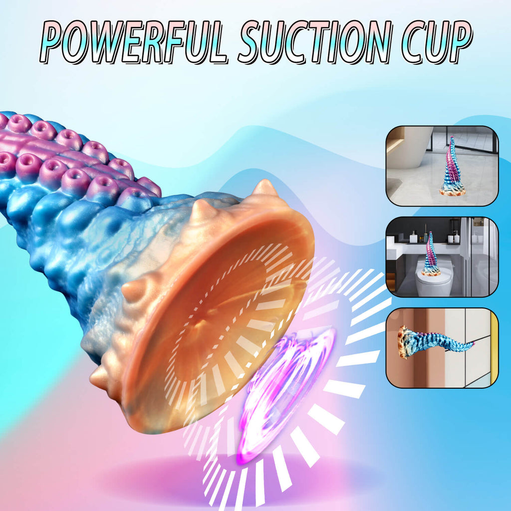 10 Inch Spiral Texture Fantasy Tentacle Dildo - Tarisss Sex Toy Store
