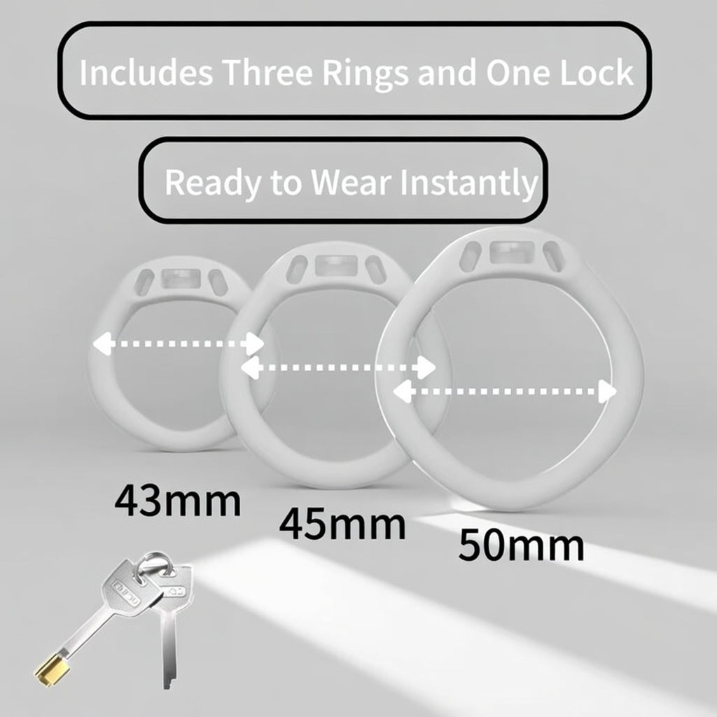 Cute Pink Paw Bone Chastity Cage for Men | Kawaii Pet Play Lock Device