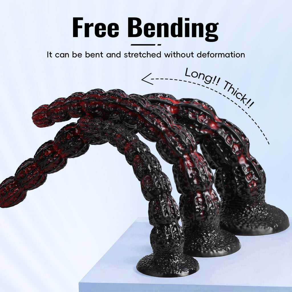 Ultra-Long Anal Bead Chain – Walnut Heavy Fetish Silicone Plug S/M/L | Domlust