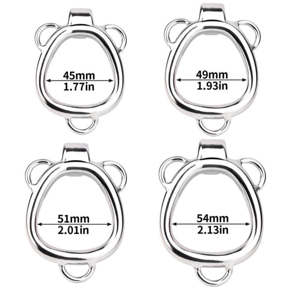 Small Gold Shell-Shaped Chastity Cage – Comfortable & Venus’ Shell Lock
