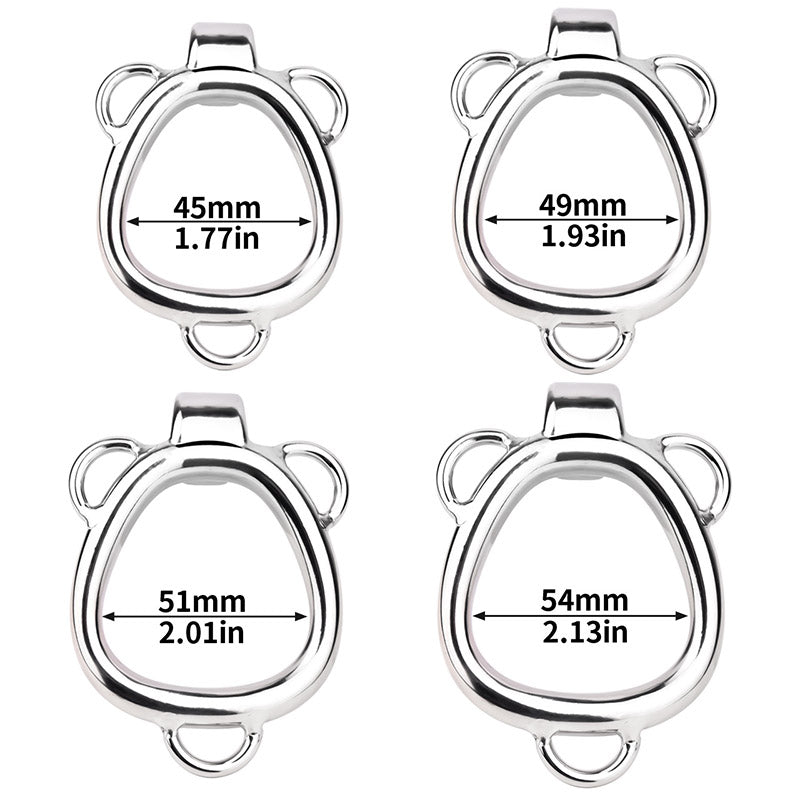 Small Gold Shell-Shaped Chastity Cage – Comfortable & Venus’ Shell Lock