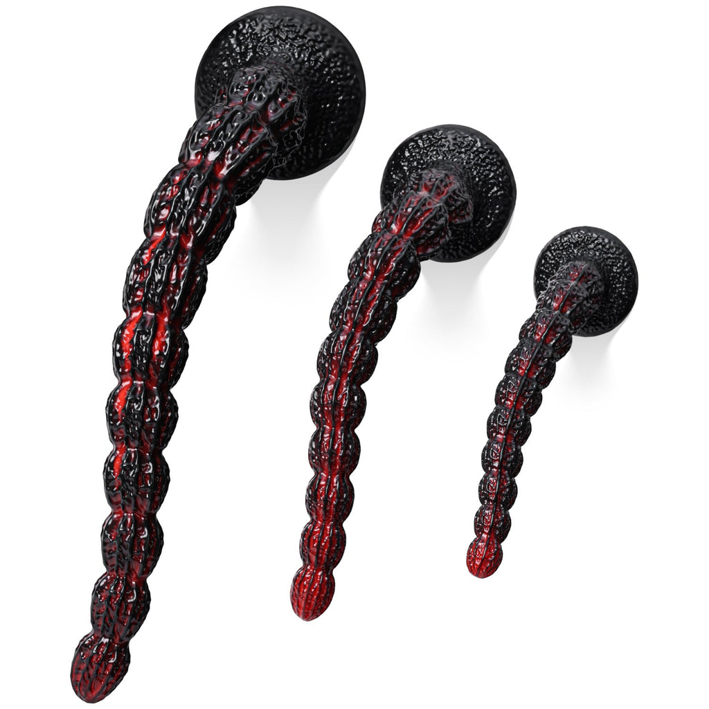 Ultra-Long Anal Bead Chain – Walnut Heavy Fetish Silicone Plug S/M/L | Domlust