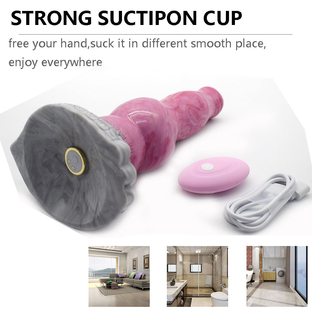 Vibrating Dog Dildo Anal Sex Toys - Fantasy Monsterdildo Women Masturbating Butt Plug
