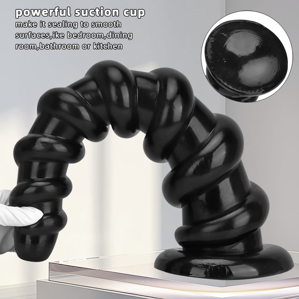 Big Black Huge Dildo Masturbator - Oversized Deep Vaginal Anal Masturbation Sex Toys for Women