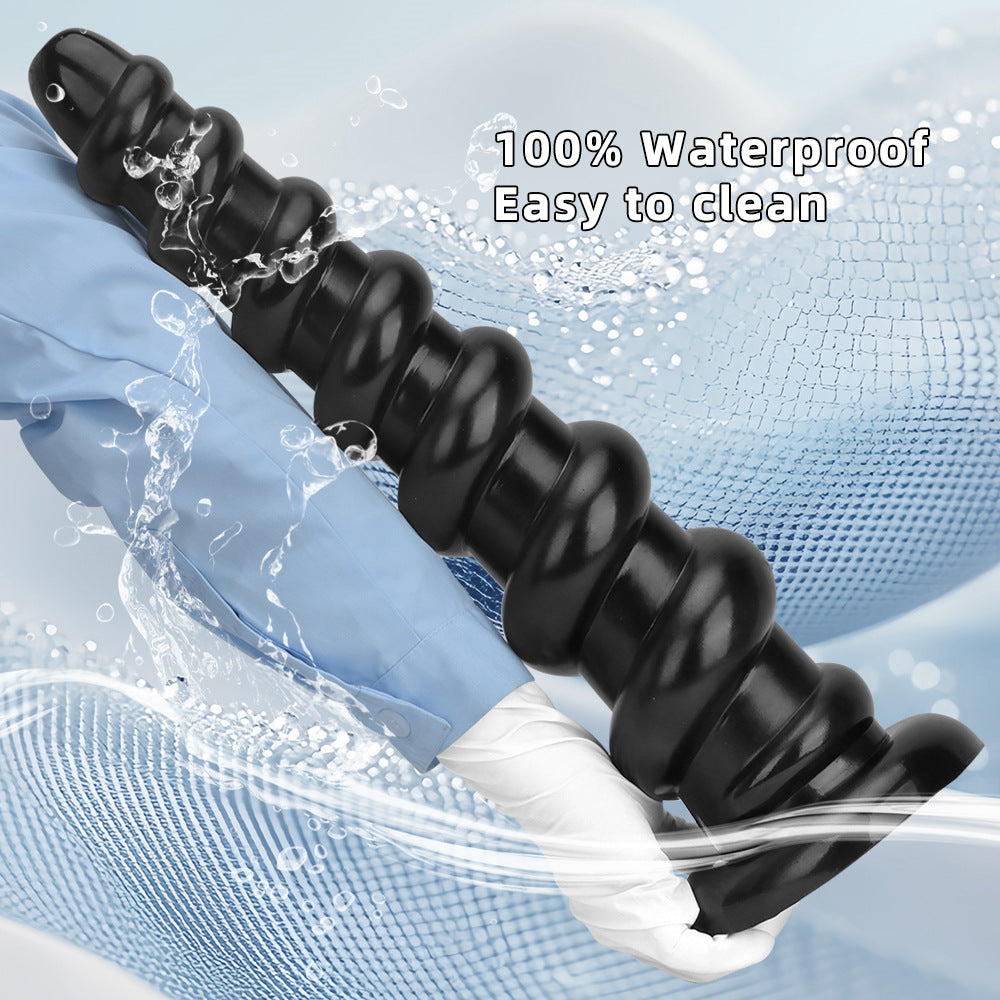 Big Black Huge Dildo Masturbator - Oversized Deep Vaginal Anal Masturbation Sex Toys for Women