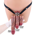Inverted Cock Cage – Flat Sissy Silicone Dildo Chastity Lock