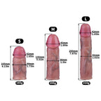 Inverted Cock Cage – Flat Sissy Silicone Dildo Chastity Lock