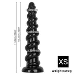 Big Black Huge Dildo Masturbator - Oversized Deep Vaginal Anal Masturbation Sex Toys for Women