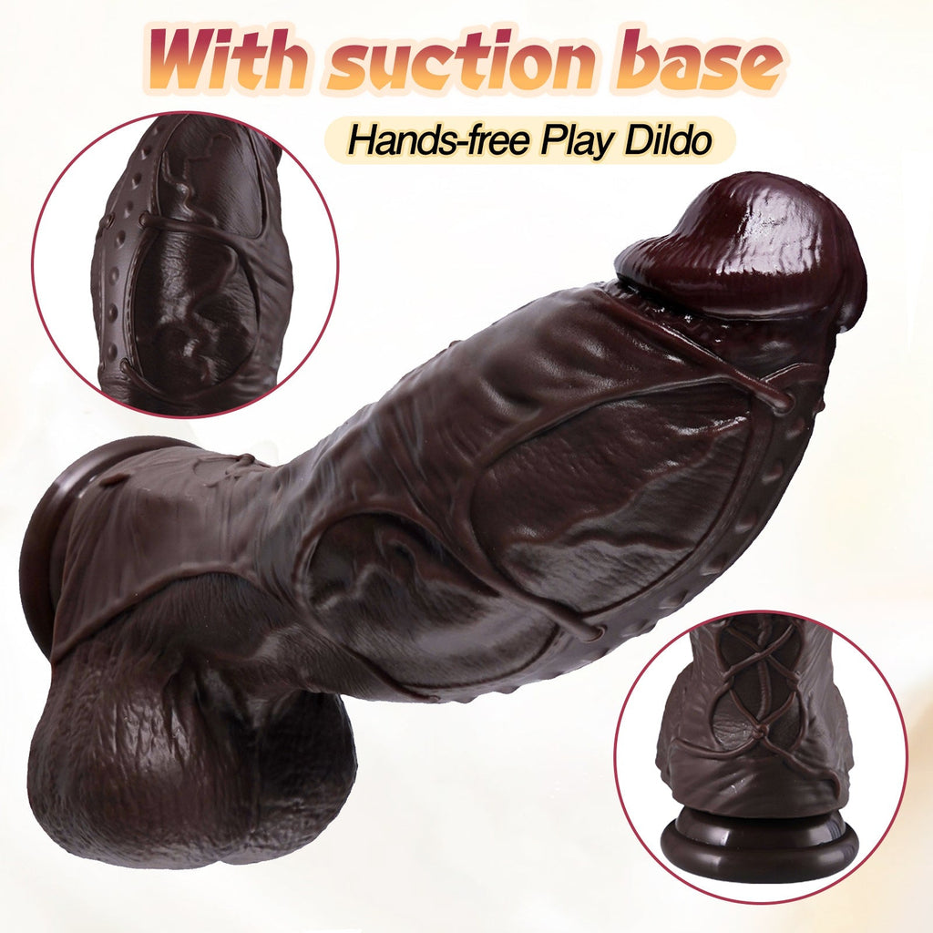 10.4 Inch Thick Realistic Dual Density Dildo - Tarisss Sex Toy Store