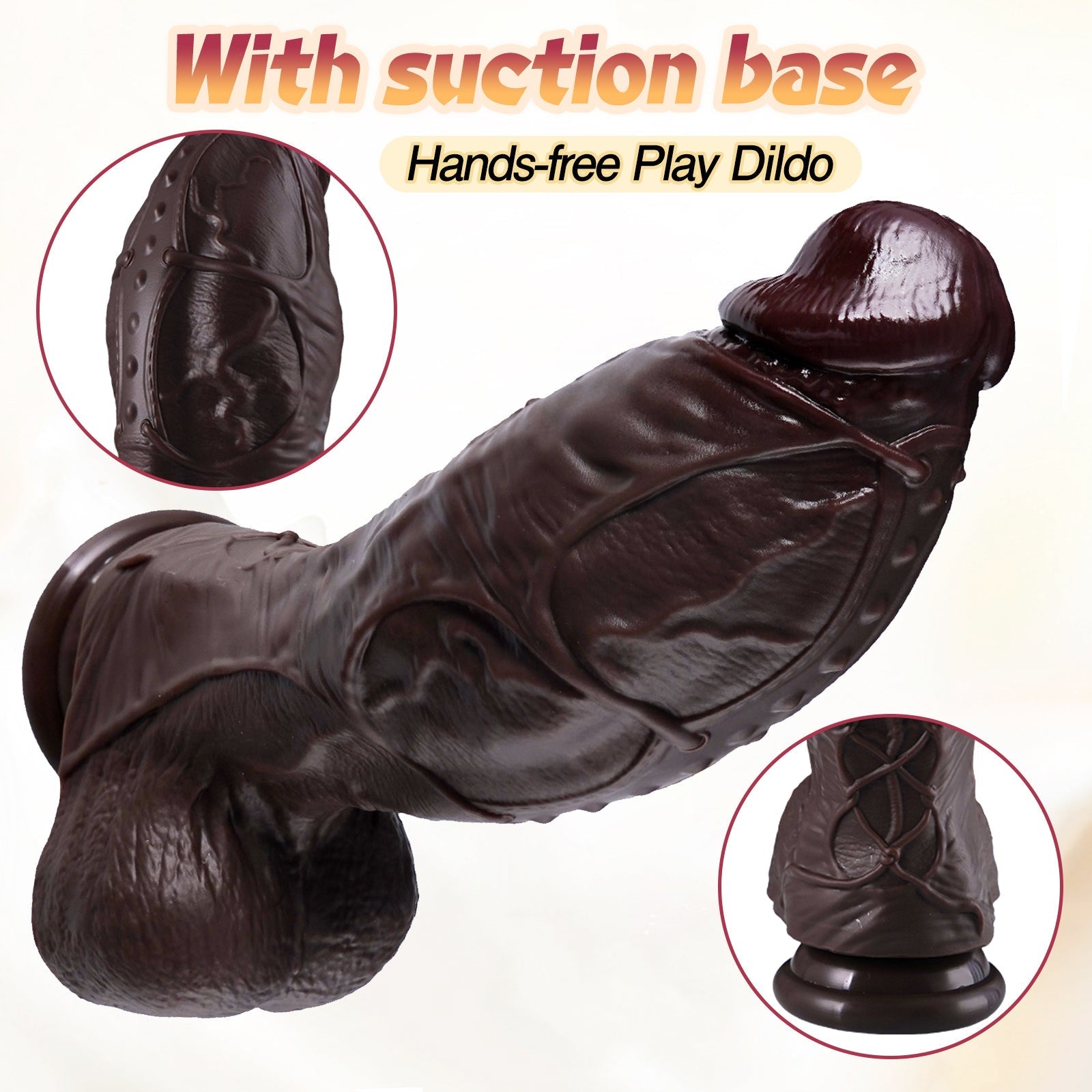10.4 Inch Thick Realistic Dual Density Dildo - Tarisss Sex Toy Store
