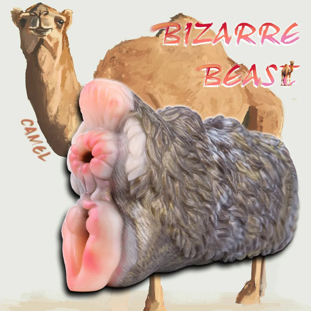 Camel Pocket Pussy — Dual-Opening Animal Masturbator | Fetish-Grade Silicone