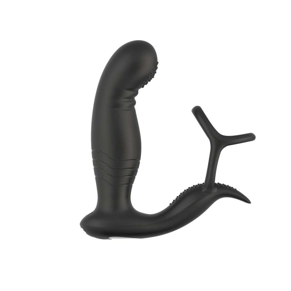 Remote Control Flapping Prostate Massager - Vibrating Cock Ring Anal Vibrator Sex Toys for Men