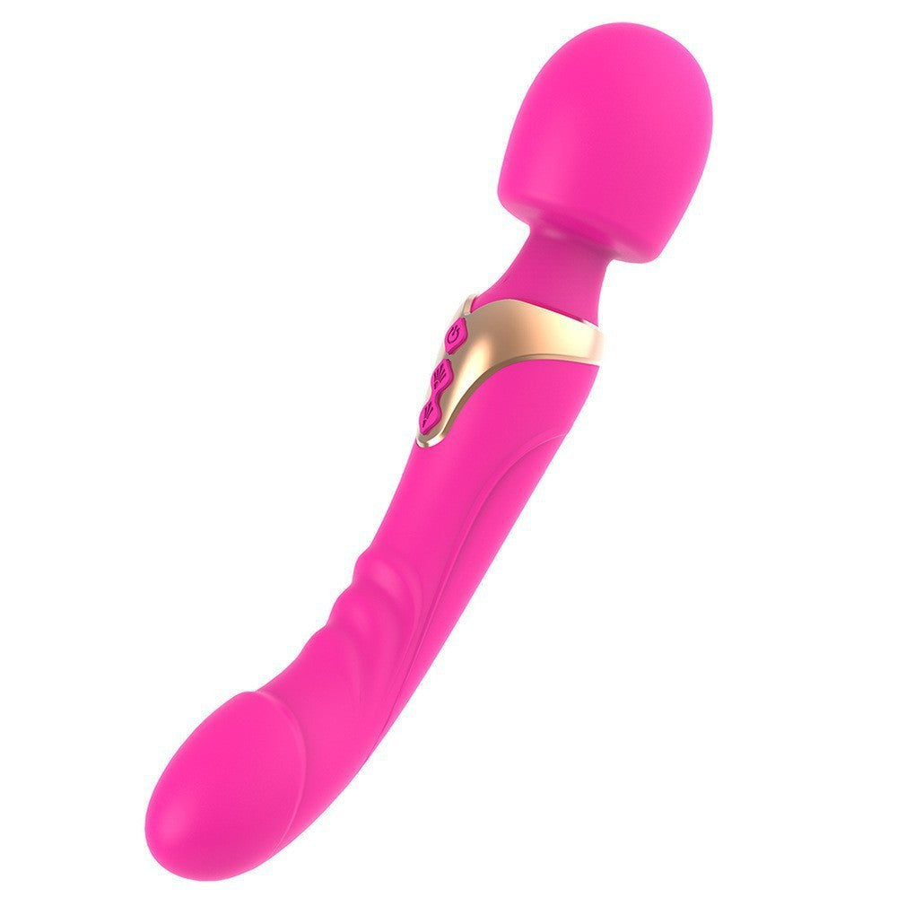 Magic Wand Nipple Clit Stimulator - Realistic Dildo G Spot Vibrator Female Sex Toy