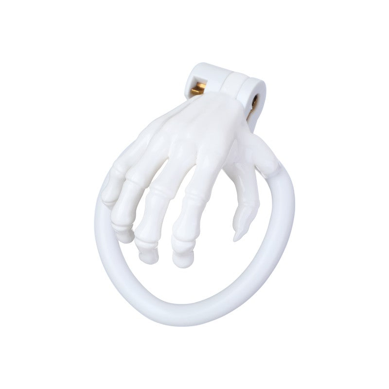 Skeleton Hand Chastity Cage – Lightweight Resin Male Chastity Device