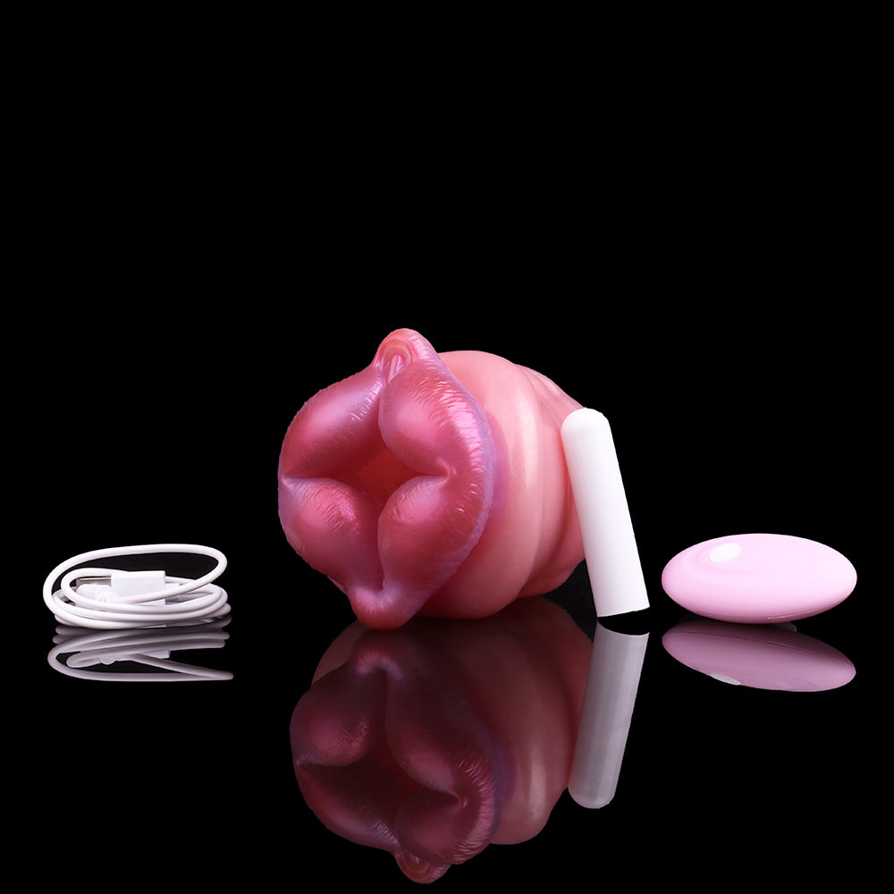 Bear Pocket Pussy with Remote Control Vibrating Bullet – Animal Fantasy Silicone Masturbator | Domlust