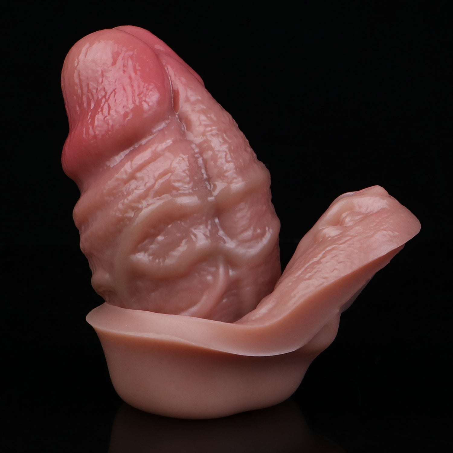 Realistic Cock Sleeve Sex Toys for Men - Lifelike Textured Big Girthy Penis Sheath Extender