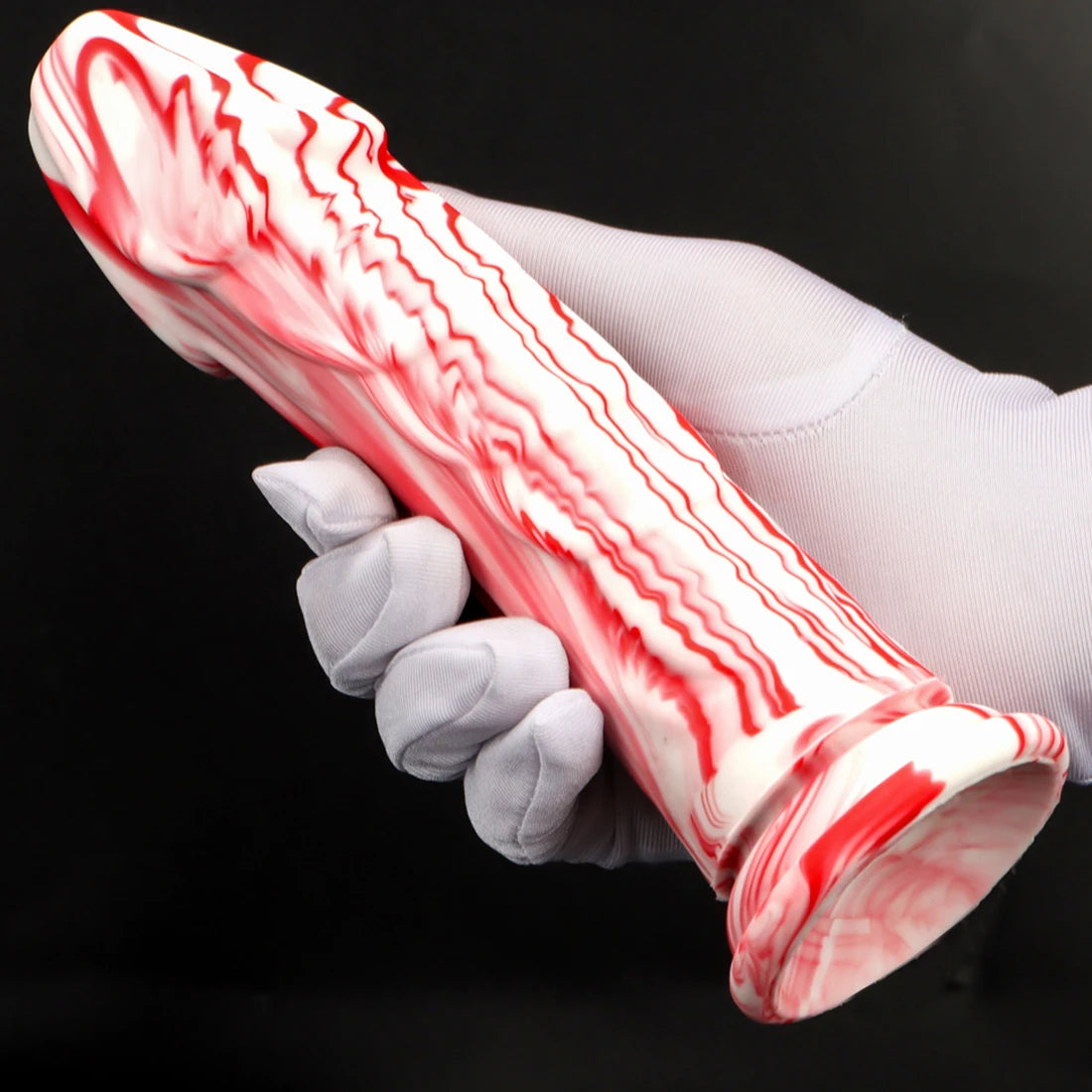 Colorful Realistic Dildo Women Masturbator - 8 inch Thin Big Glan Penis Anal Sex Toys