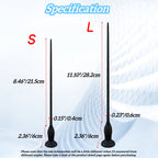 11 Inch Black Silicone Vibrating Penis Plug - Tarisss Sex Toy Store