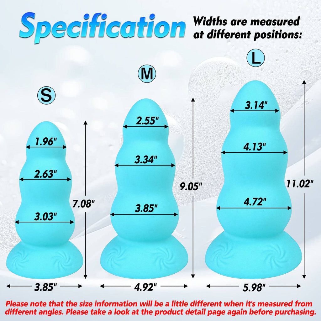 11 Inch Huge Silicone Tower Butt Plug - Tarisss Sex Toy Store
