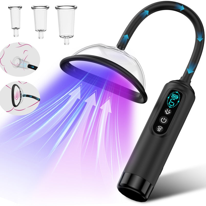 Smart Silicone Suction Vagina Pump - Multi-Frequency Female Masturbation Massager