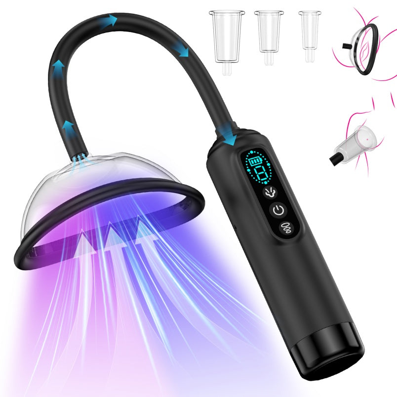 Smart Silicone Suction Vagina Pump - Multi-Frequency Female Masturbation Massager