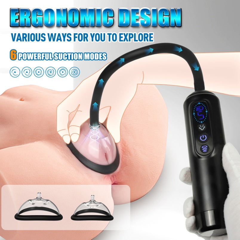 Smart Silicone Suction Vagina Pump - Multi-Frequency Female Masturbation Massager