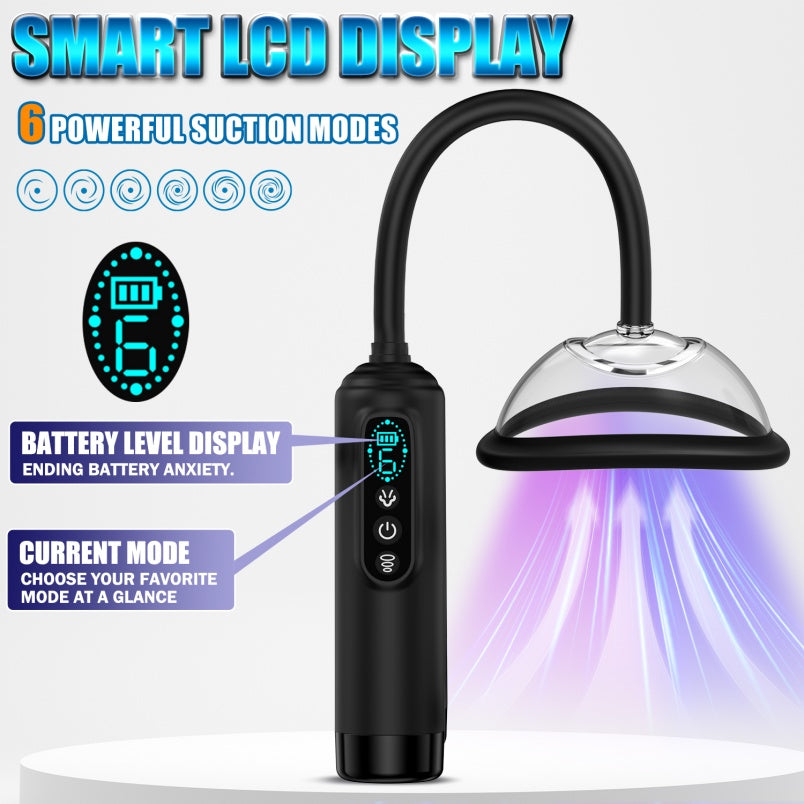 Smart Silicone Suction Vagina Pump - Multi-Frequency Female Masturbation Massager
