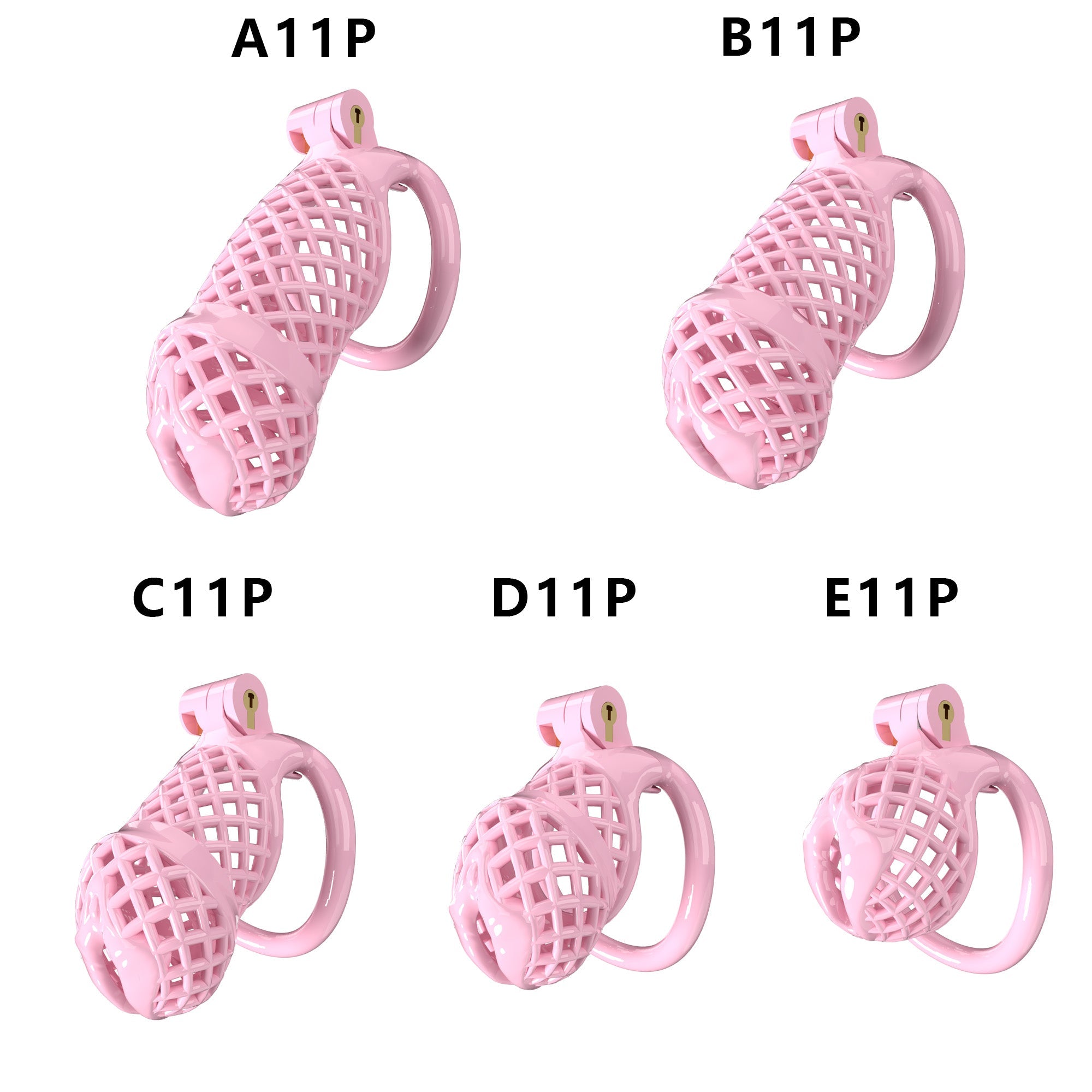 Mesh Ventilated Labia Chastity Cage – Multiple Sizes for All-Day Comfort