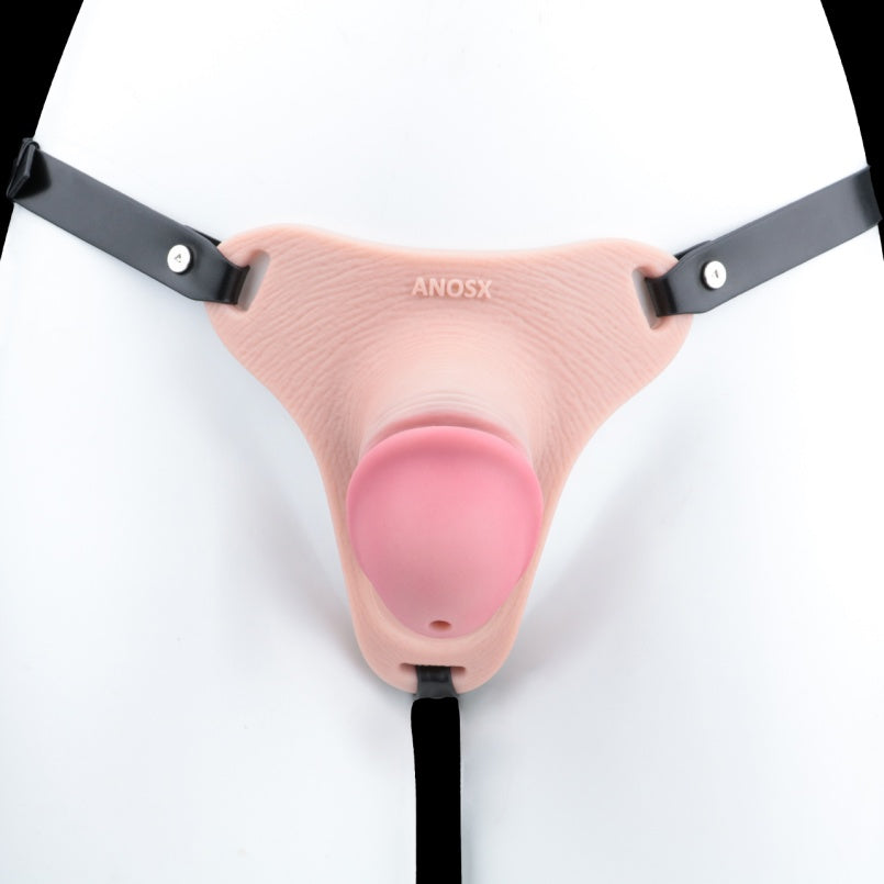 Silicone Wearable Chastity Cage – Prostate-Fitting Male Restraint Device