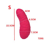 Thick Silicone Rectal Prolapse Butt Plug - Super Soft Anal Dilator Built Anal Toy For Women Men