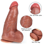 Big Girth Realistic Anal Dildo Butt Plug - Huge Silicone Suction Cup Female Sex Toy