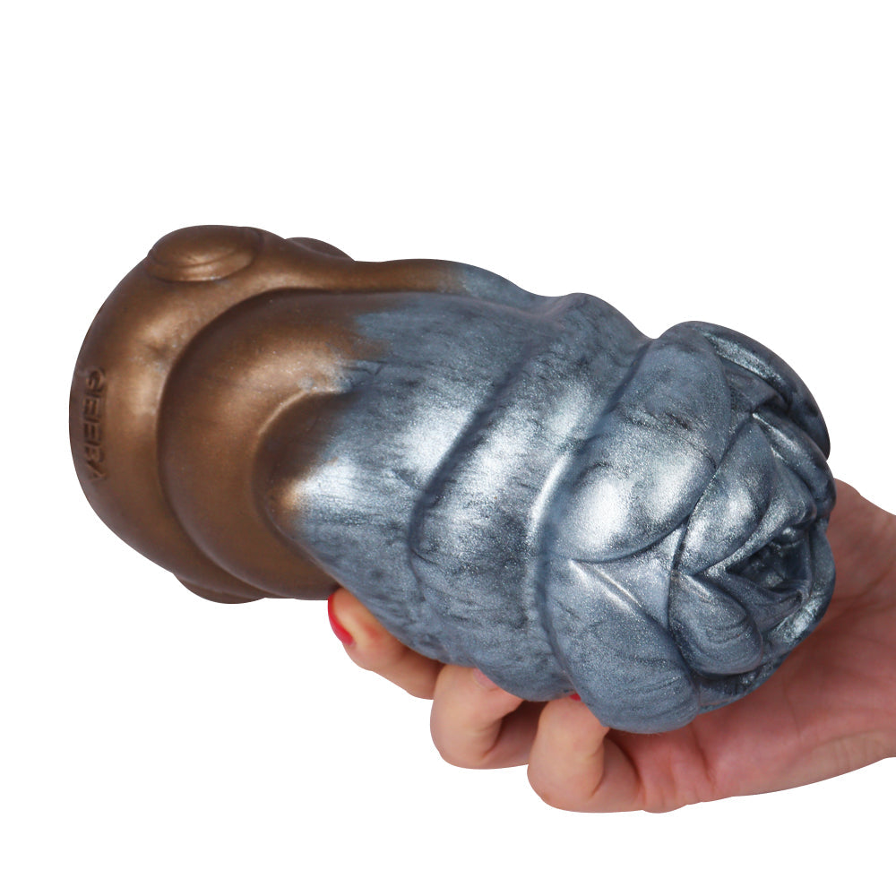 Beast Pussy Pocket Masturbation Cup - Metal-like Vaginal Penis Masturbator Sex Toys for Men