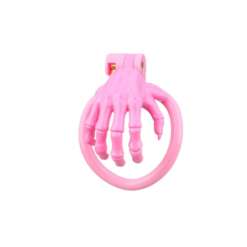 Skeleton Hand Chastity Cage – Lightweight Resin Male Chastity Device