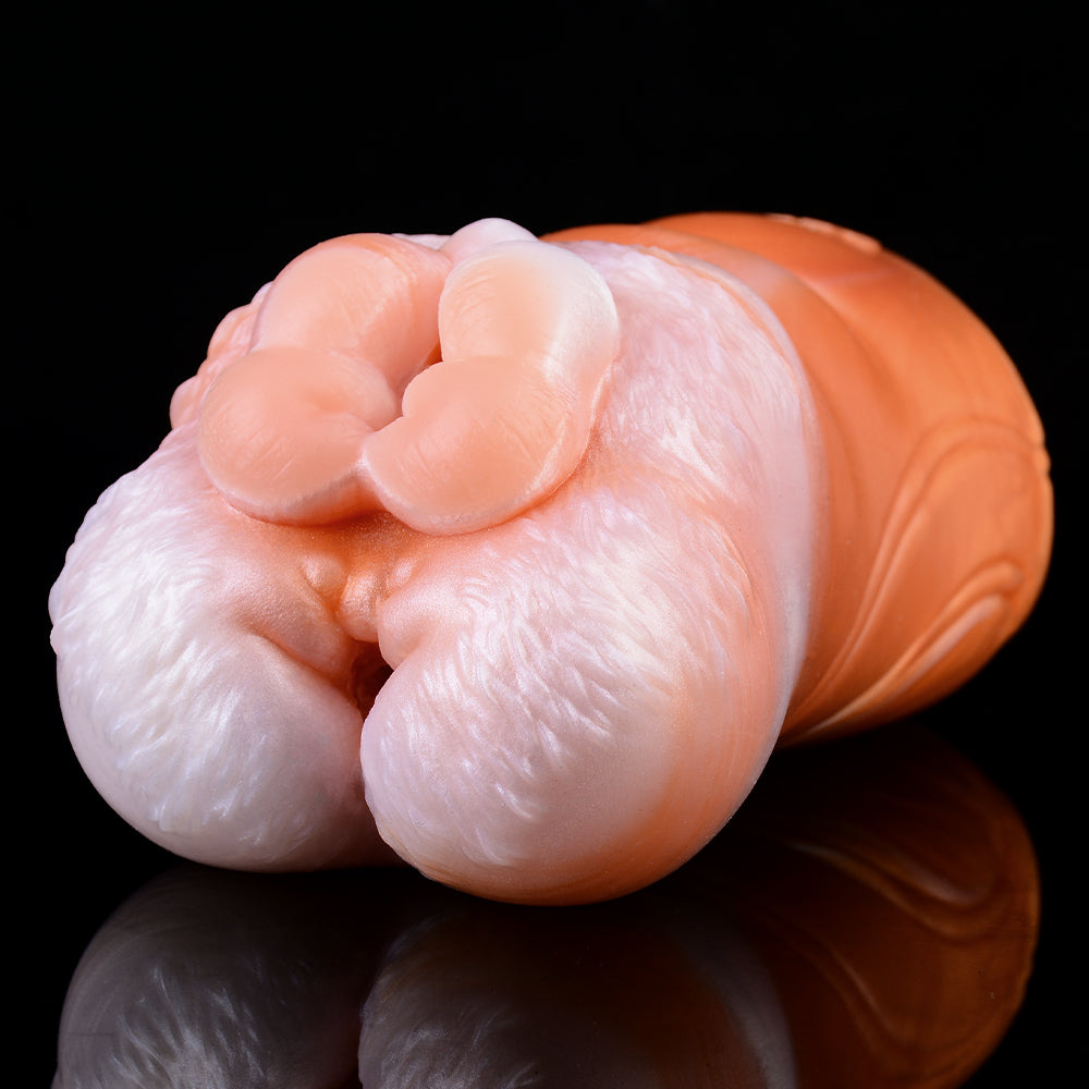 Raccoon Pocket Pussy Male Masturbator - Fantasy Animal Dual Vaginas Penis Masturbation Cup
