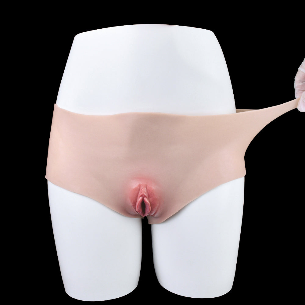 Realistic Pussy Panties Male Sex Toys - Premium Silicone Buttocks Lift Gay Play Underwear