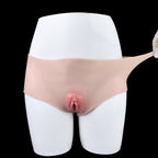 Realistic Pussy Panties Male Sex Toys - Premium Silicone Buttocks Lift Gay Play Underwear