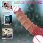 Exotic Anal Dildo Dilator Sex Toys - Big Threads Silicone Dildos Prostate Massage Milking