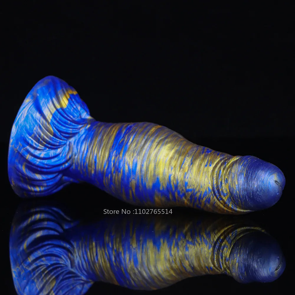 Exotic Knot Anal Dildo Butt Plug - Realistic Geoduck Silicone Dildos Sex Toy for Women