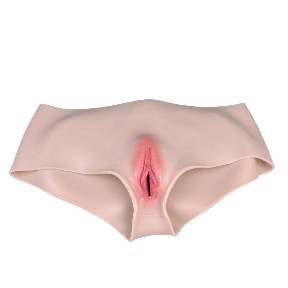 Life Size Silicone Pussy Panty - Realistic Pussies Briefs Underwear Sex Toys for Men Gay Play