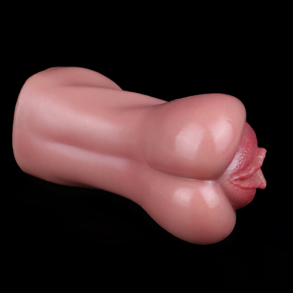 Big Labia Pocket Pussy – Realistic Silicone Male Masturbator | Domlust Fetish
